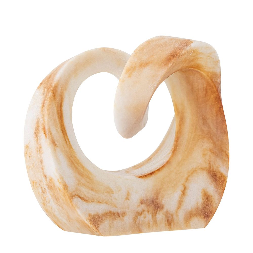 Decorative objects - Swirl Deco, Brown, Polyresin  - BLOOMINGVILLE MULTIBRAND HOUSE