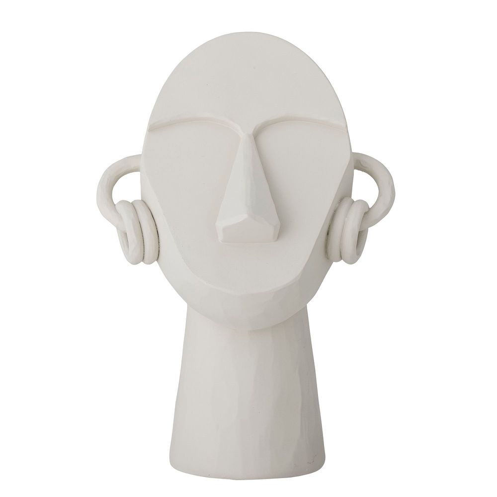 Decorative objects - Luelle Deco, White, Polyresin  - BLOOMINGVILLE MULTIBRAND HOUSE