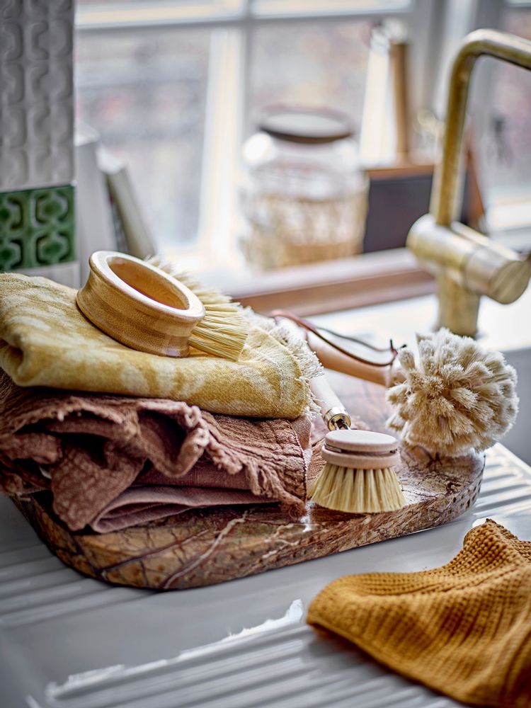 Brushes - Cleaning Dish Brush, Nature, Beech - BLOOMINGVILLE