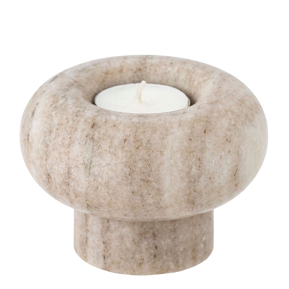 Candlesticks and candle holders - Isabea Votive, Nature, Marble  - BLOOMINGVILLE MULTIBRAND HOUSE