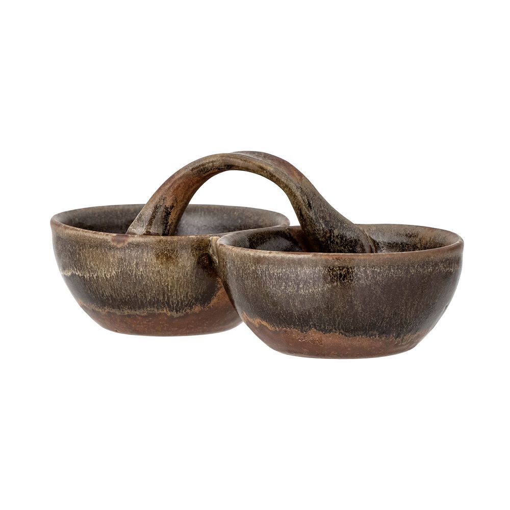 Bowls - Edris Bowl, Brown, Stoneware - CREATIVE COLLECTION