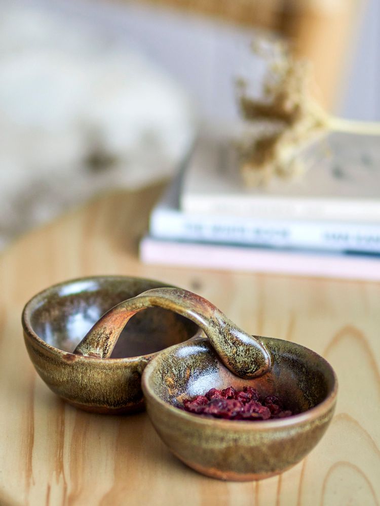 Bowls - Edris Bowl, Brown, Stoneware - CREATIVE COLLECTION