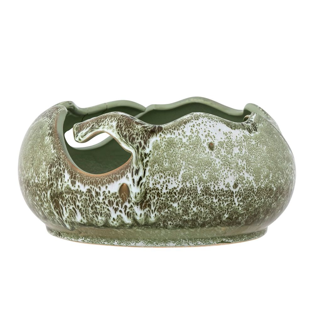 Bols - Leonas Bol déco, Verte, Grès - BLOOMINGVILLE MULTIBRAND HOUSE