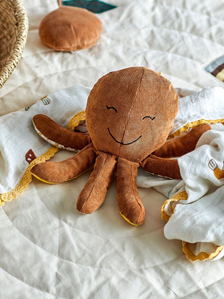 Toys - Kalle Soft toy, Brown, Polyester - BLOOMINGVILLE MINI