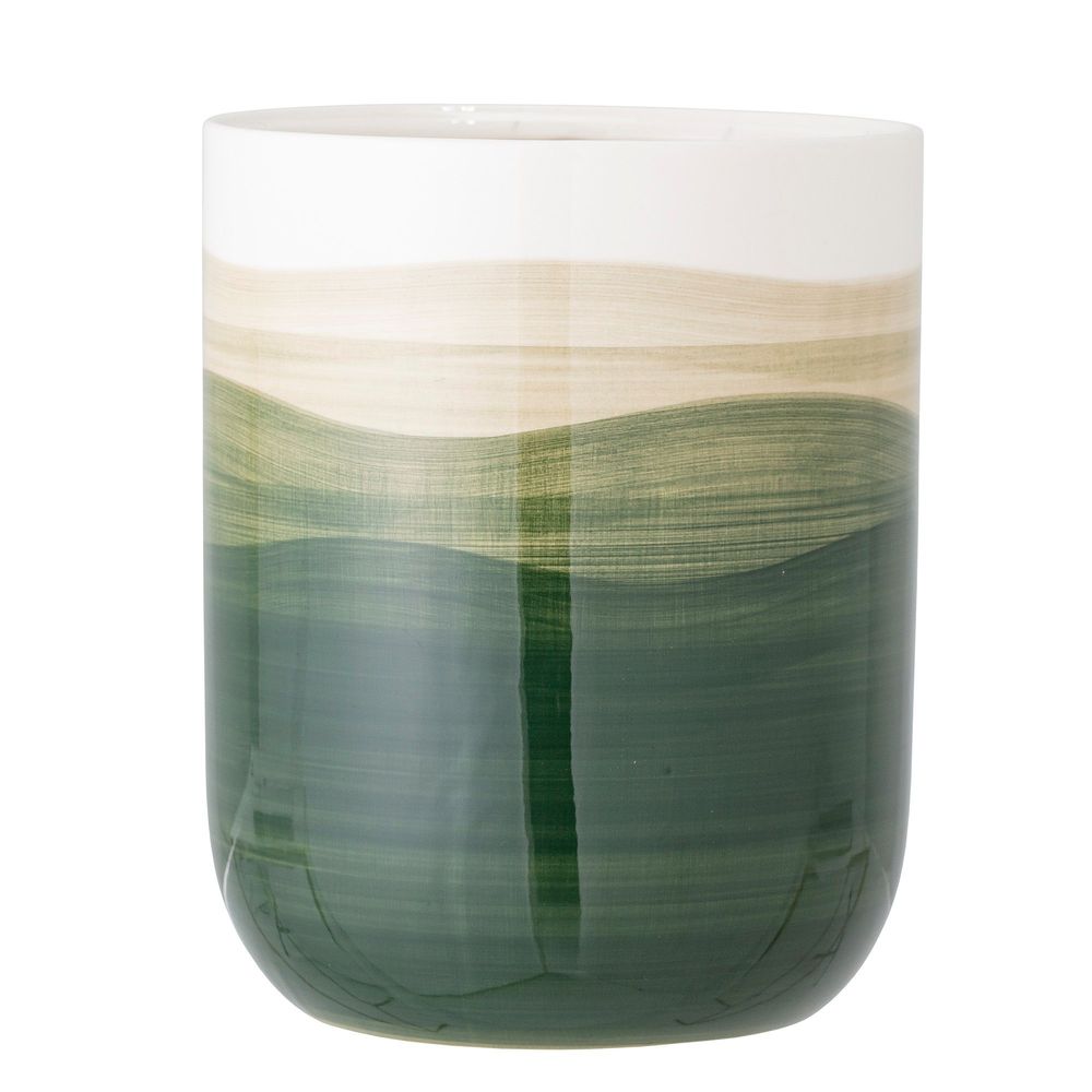 Pots de fleurs - Darell Pot de fleurs, Verte, Grès  - BLOOMINGVILLE MULTIBRAND HOUSE