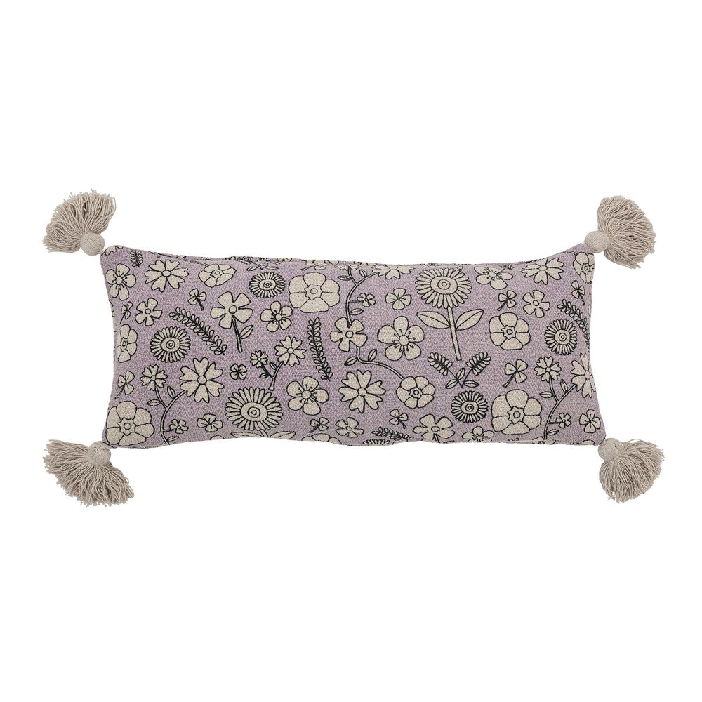 Coussins - Salli Coussin, Violet, Coton recyclé - BLOOMINGVILLE MINI