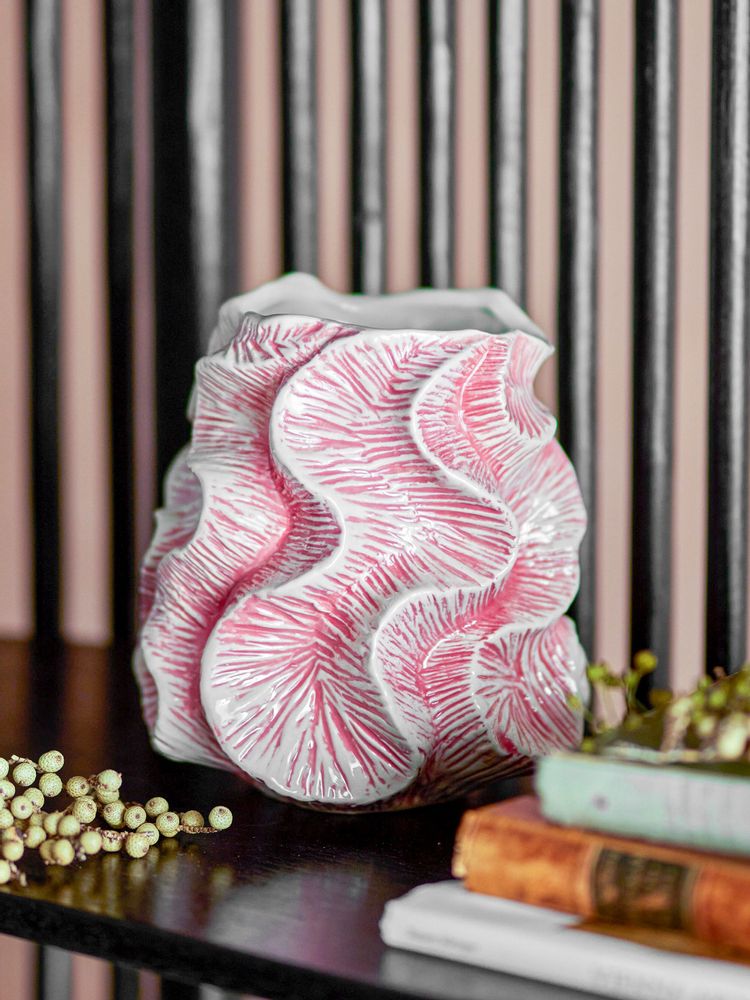 Vases - Guxi Vase, Rose, Grès  - CREATIVE COLLECTION