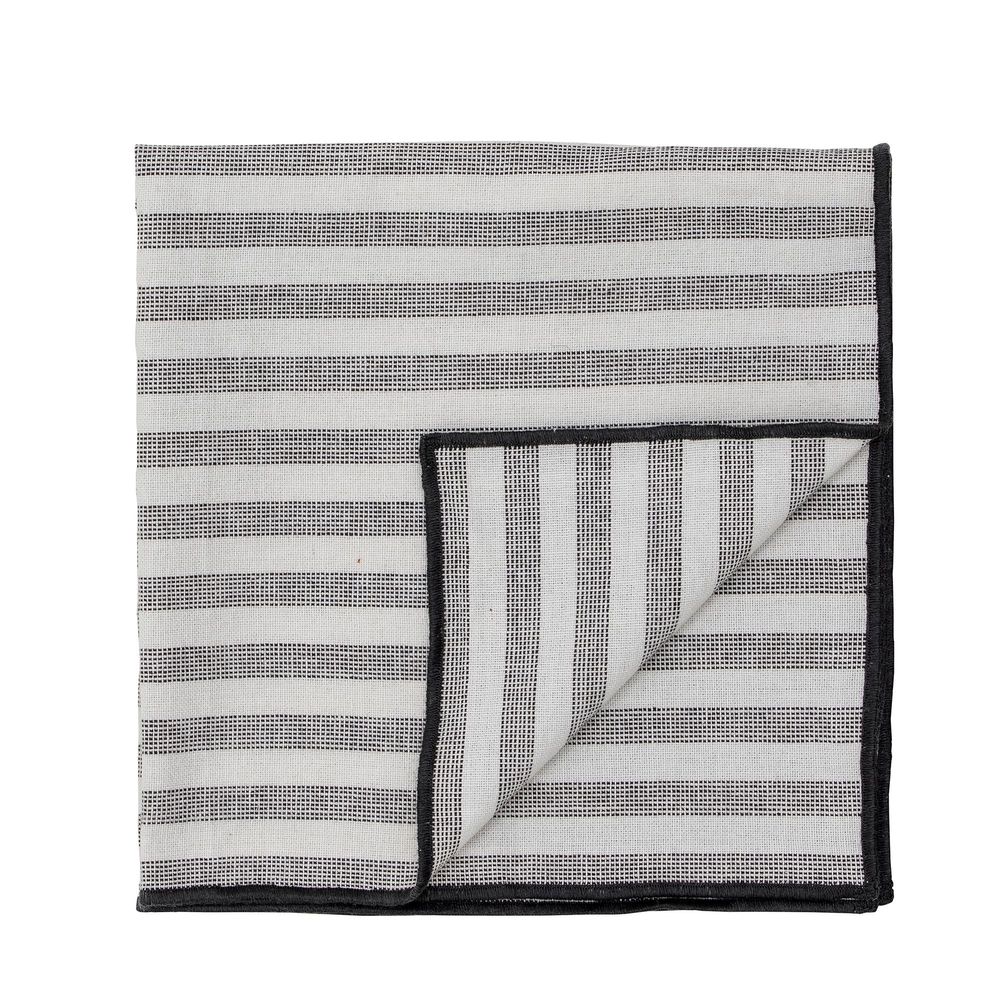Serviettes - Eleonora Serviette, Blanc, Coton Pack of 4 - BLOOMINGVILLE MULTIBRAND HOUSE