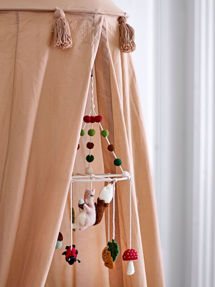 Decorative objects - Lukka Canopy, Brown, Cotton - BLOOMINGVILLE MINI
