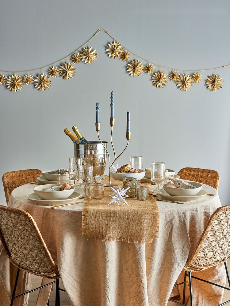 Sets de table - Janavi Chemin de table, Nature, Jute - BLOOMINGVILLE MULTIBRAND HOUSE