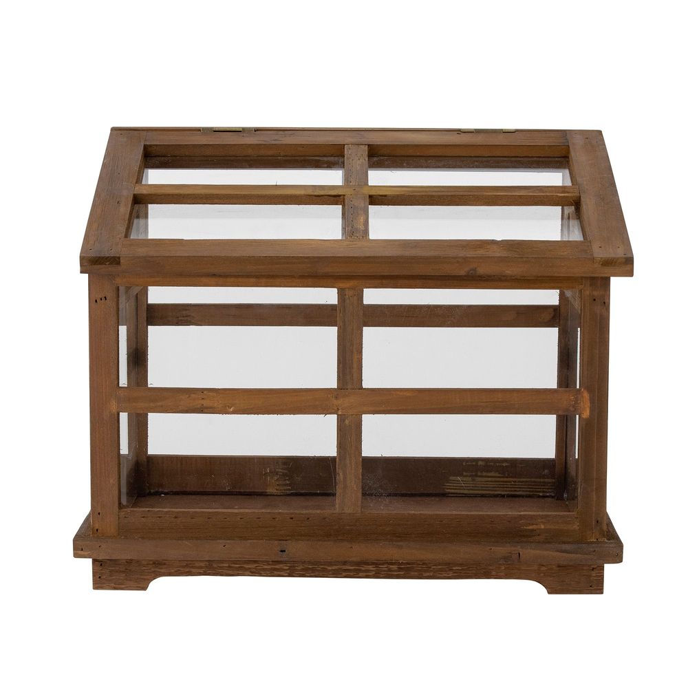 Boîtes de rangement - Marti Boîte dÉaffichage, Marron, Bois de sapin - BLOOMINGVILLE MULTIBRAND HOUSE