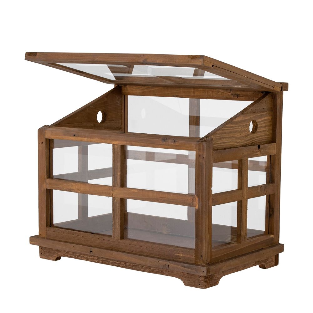 Boîtes de rangement - Marti Boîte dÉaffichage, Marron, Bois de sapin - BLOOMINGVILLE MULTIBRAND HOUSE