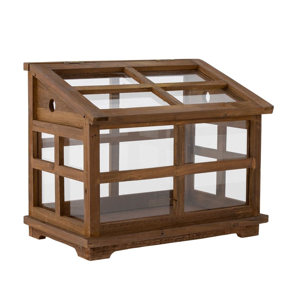Boîtes de rangement - Marti Boîte dÉaffichage, Marron, Bois de sapin - BLOOMINGVILLE MULTIBRAND HOUSE