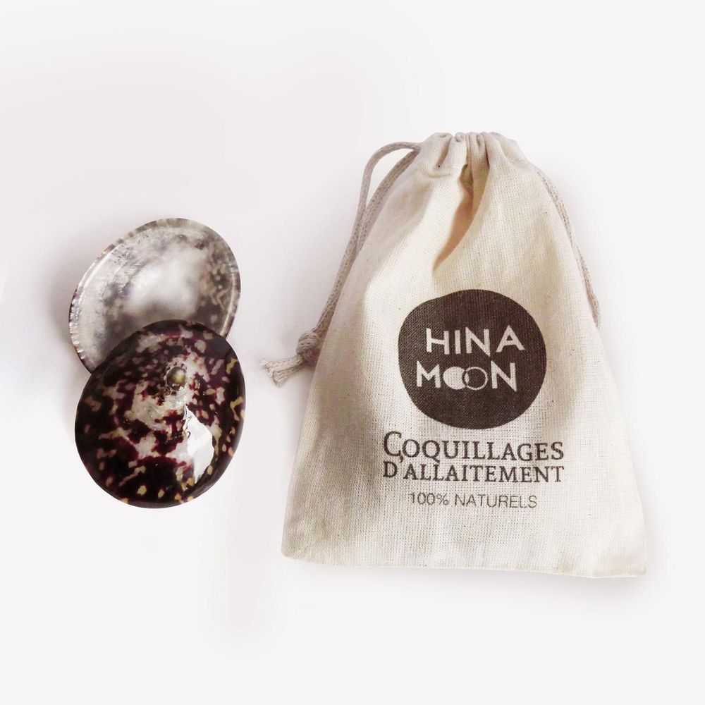 Childcare  accessories - 100% natural Hina Moon nursing shells - HINA MOON