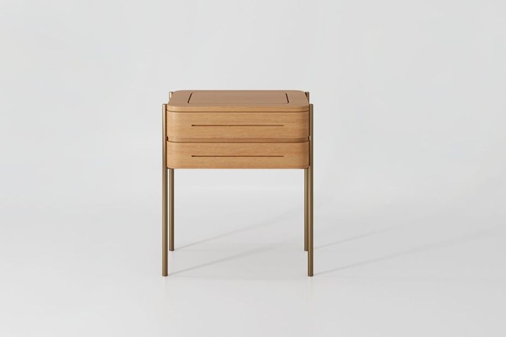 Night tables - "GABIE" NIGHTSTAND / BEDSIDE TABLE - ALESSANDRA DELGADO DESIGN