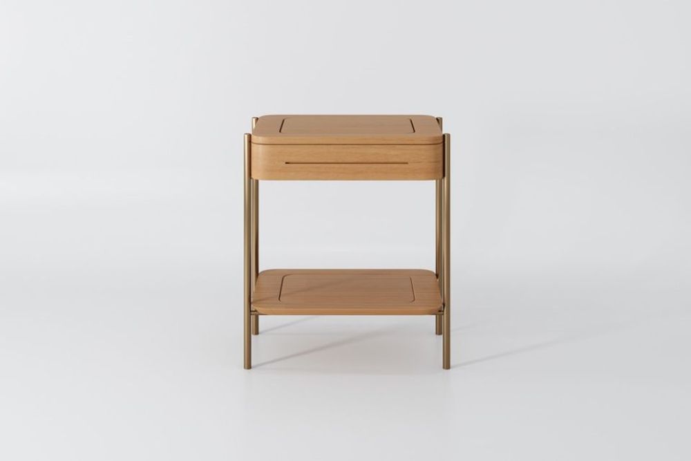 Night tables - "GABIE" NIGHTSTAND / BEDSIDE TABLE - ALESSANDRA DELGADO DESIGN