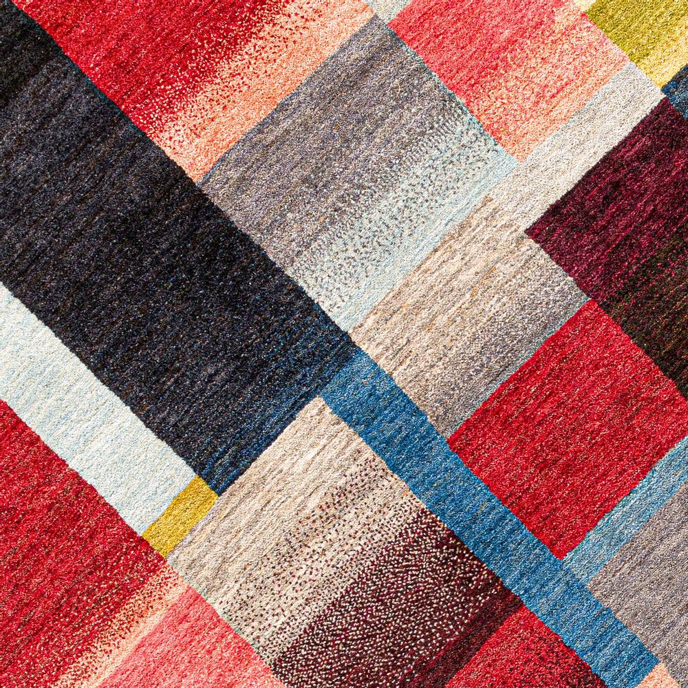 Design carpets - Mondrianesque Squares Revisited 5, Zollanvari Super Fine Gabbeh - ZOLLANVARI INTERNATIONAL