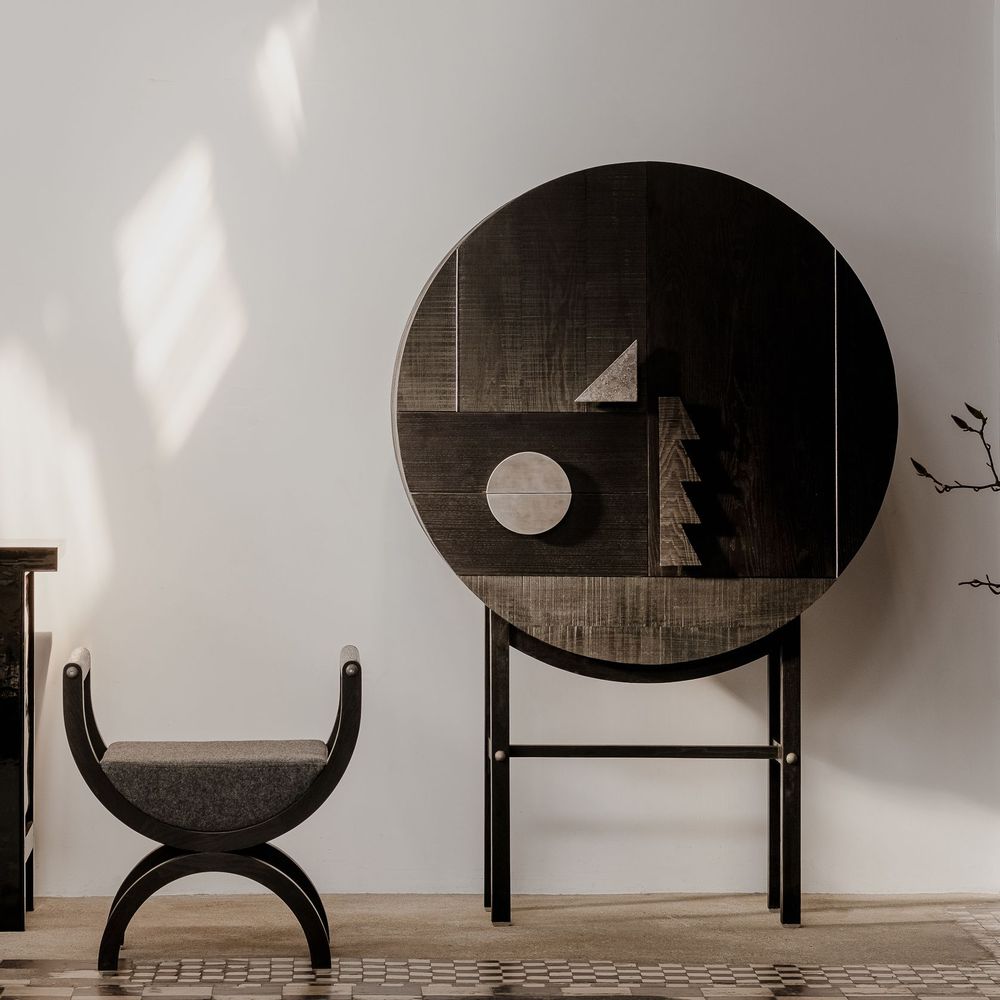 Etagères - Armoire noire Oddity - SQUARE DROP