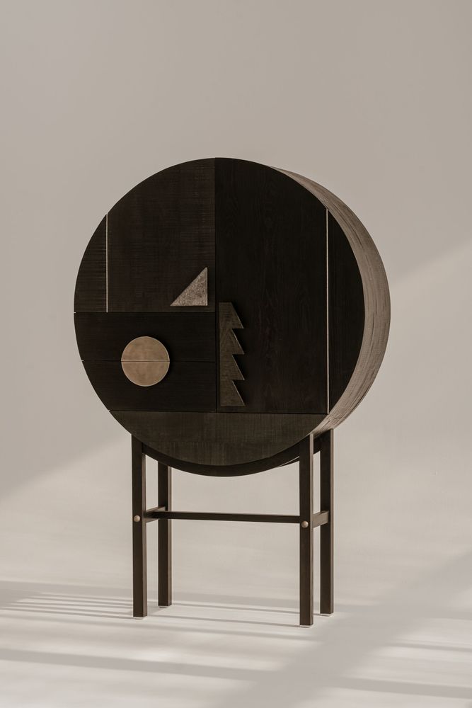 Etagères - Armoire noire Oddity - SQUARE DROP