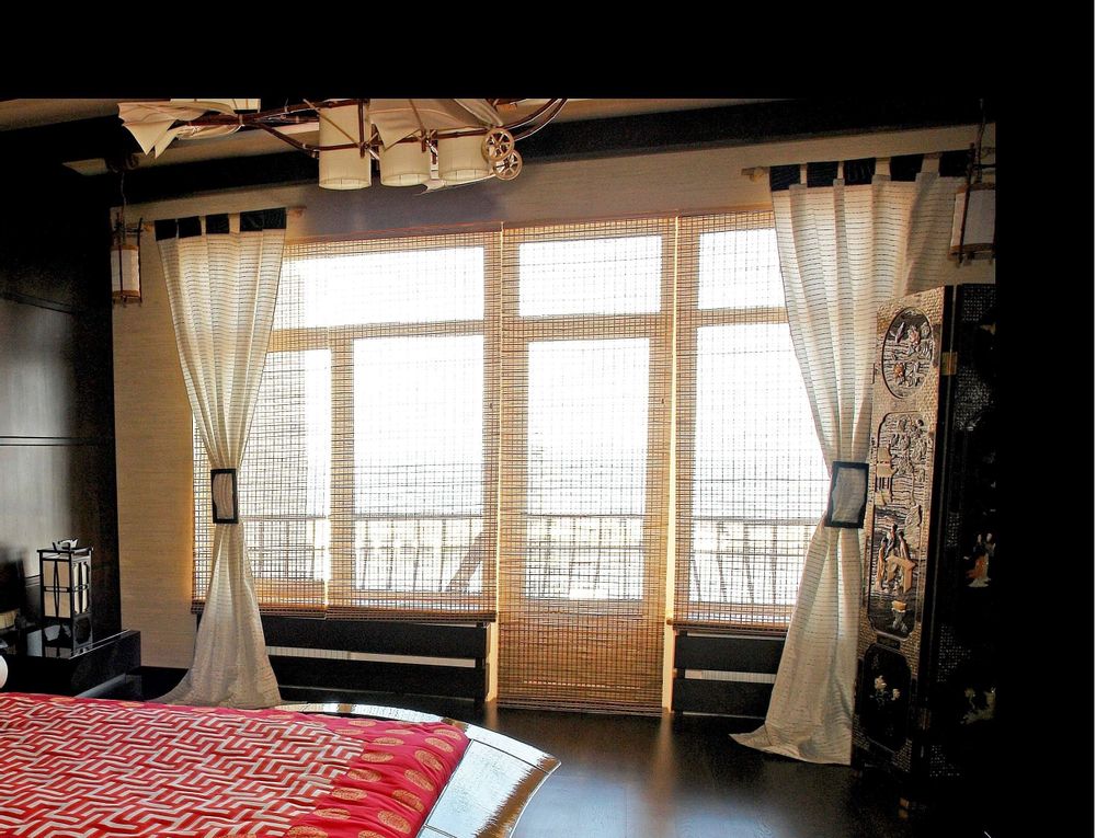 Curtains and window coverings - Bamboo roller blinds - VLADA DIZIK KOSHKIN DOM