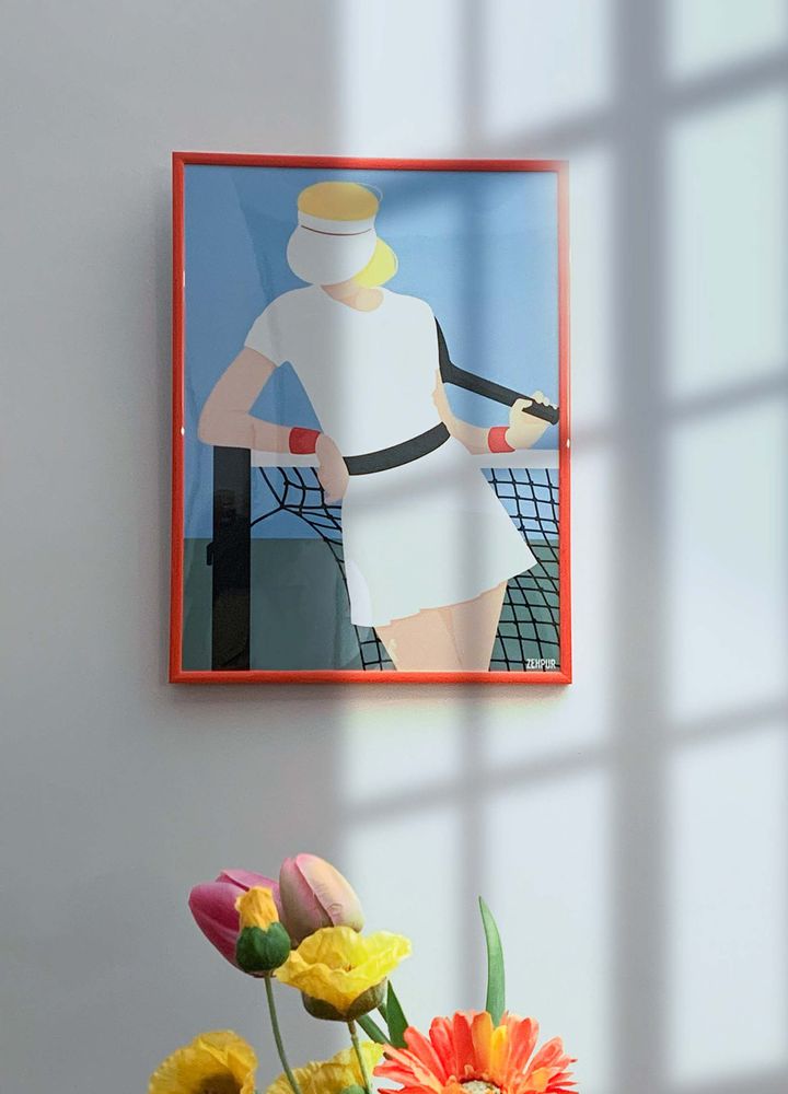 Affiches - Affiche - Joueuse de Tennis - ZEHPUR