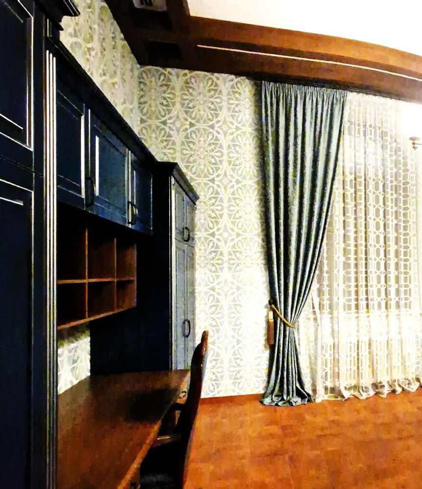 Fenêtres - Décoration de la chambre : papier peint, rideaux, couvre-lits et couss - VLADA DIZIK KOSHKIN DOM