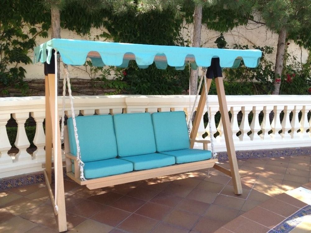 Fabrics - Swing  cushions from outdoor fabrics - VLADA DIZIK KOSHKIN DOM