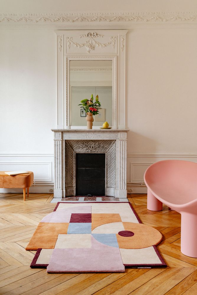 Tapis design - Tapis Record Player en Laine Tuftée - COLORTHERAPIS