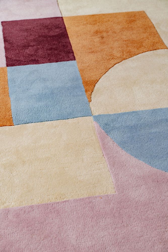 Tapis design - Tapis Record Player en Laine Tuftée - COLORTHERAPIS