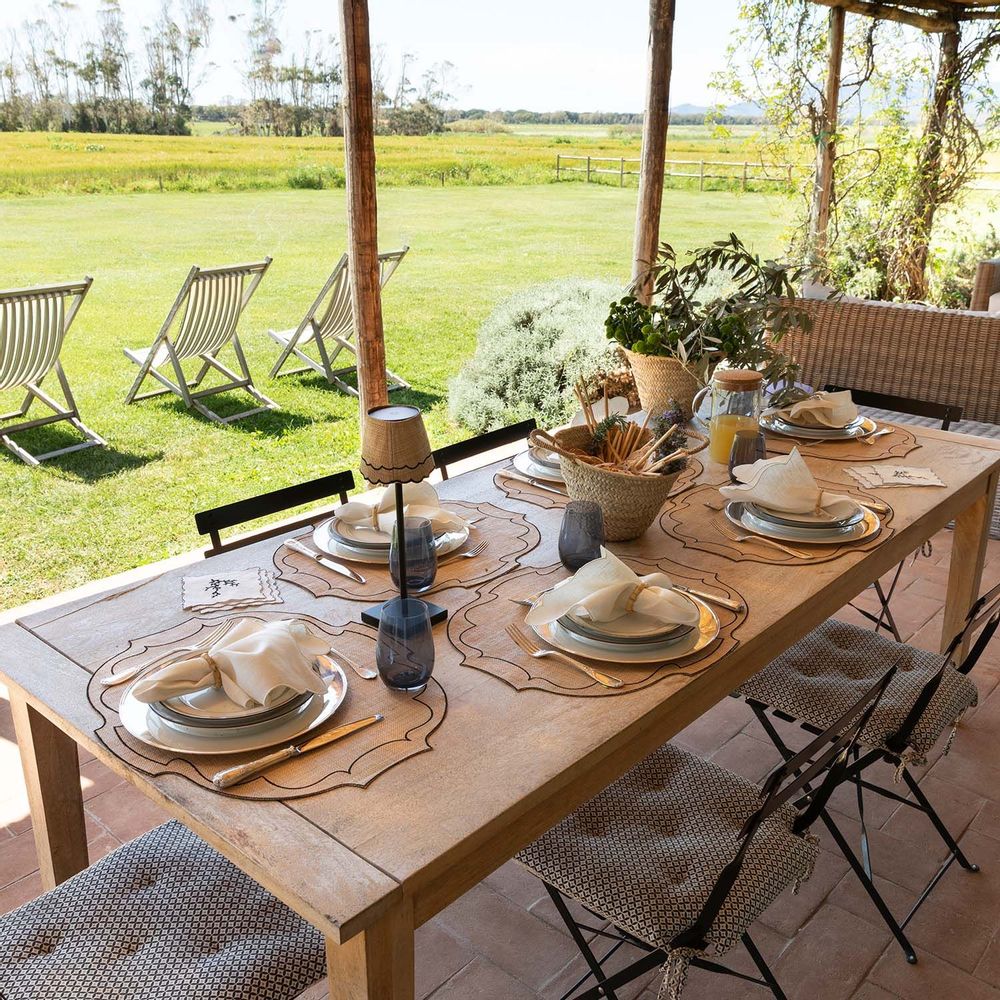 Table linen - Raffia Collection - LA GALLINA MATTA