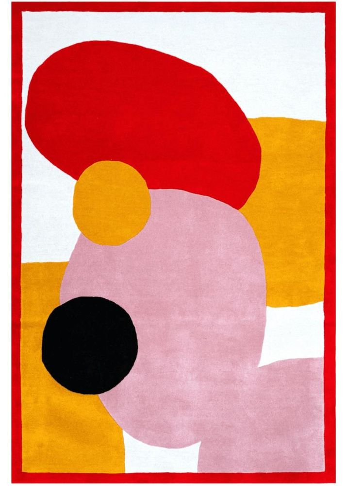 Design carpets - Blooming Flowers Tufted Wool Rug - COLORTHERAPIS