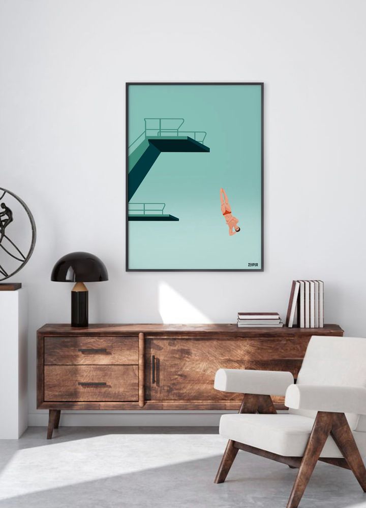 Affiches - Affiche - Plongeon - ZEHPUR