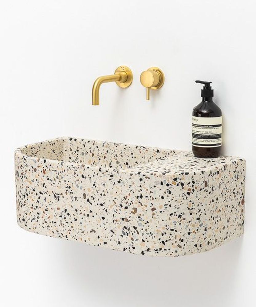 Sinks - Jules Concrete Basin | Sink | Terrazzo Finish - SYNK