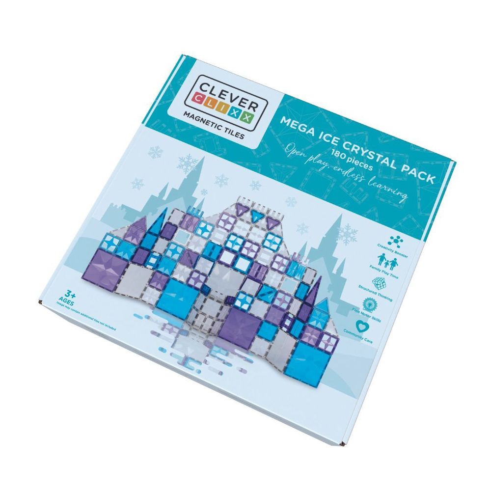 Jouets enfants - Mega Ice Crystal Pack | 180 pièces - CLEVERCLIXX BV