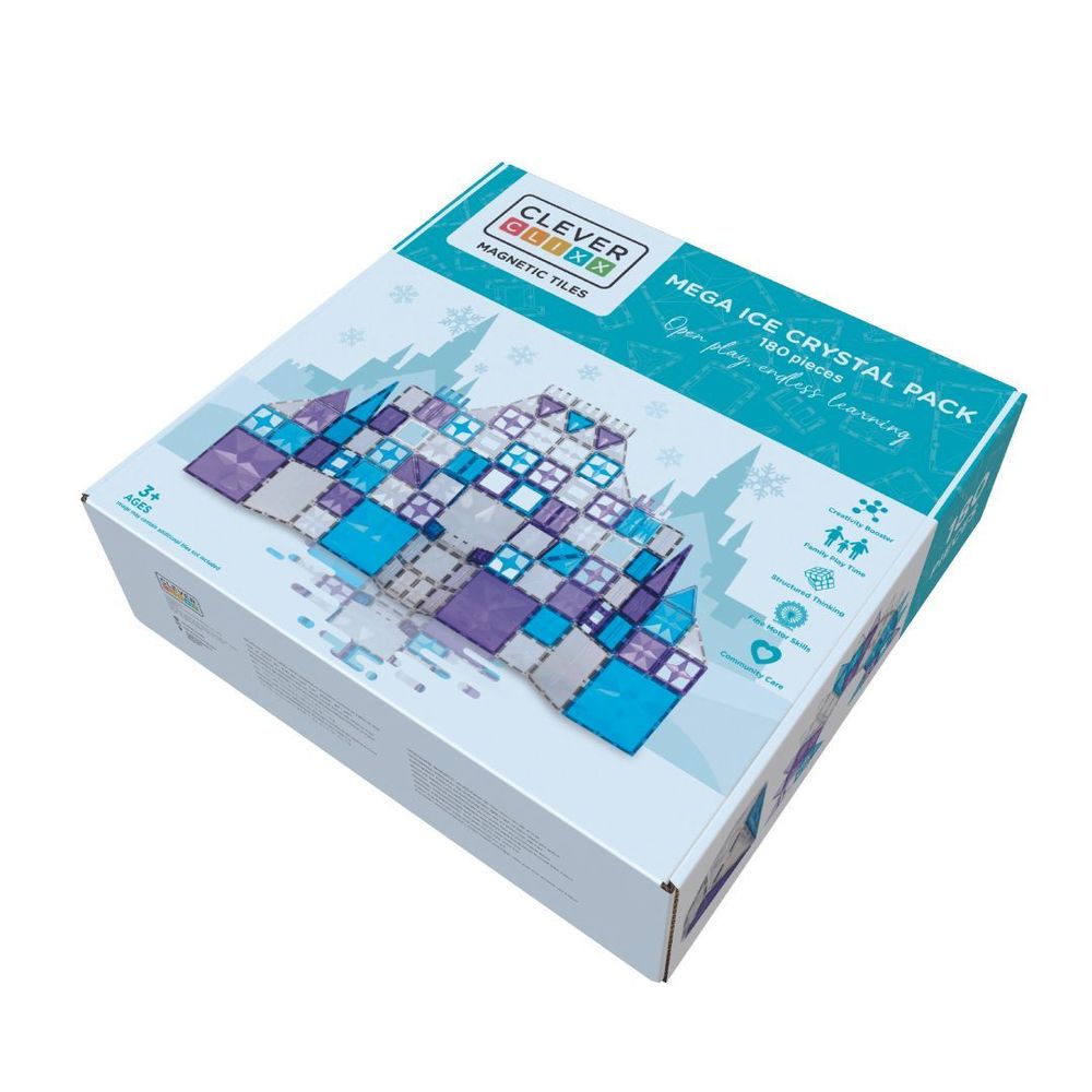 Jouets enfants - Mega Ice Crystal Pack | 180 pièces - CLEVERCLIXX BV