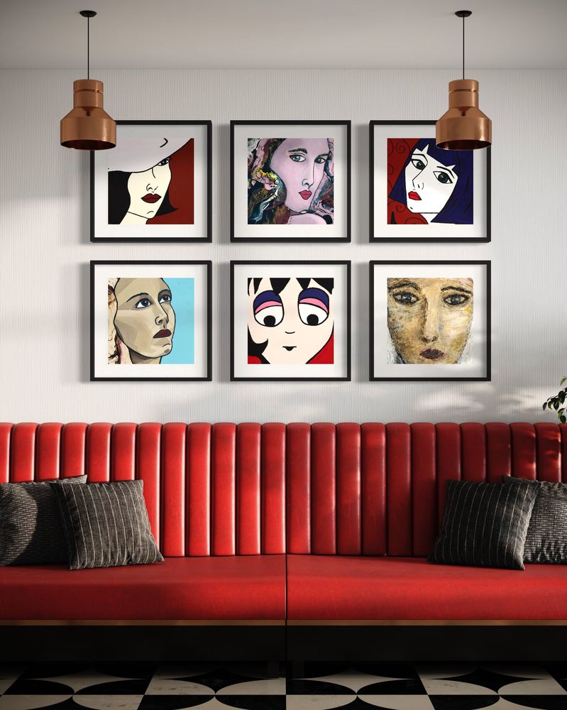 Art photos - Frances art print (50 x 50 cm) - JALUSTOWSKI.DESIGN