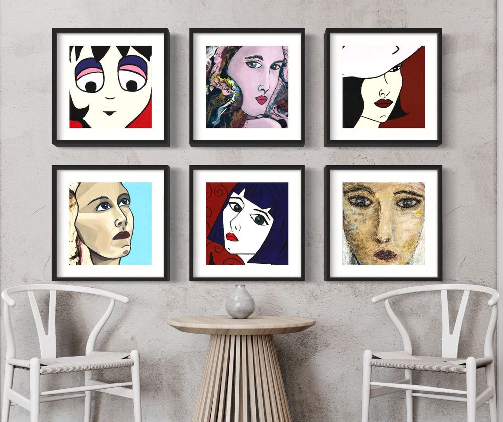 Bijoux - Tirage d'art Amal (50 x 50 cm) - JALUSTOWSKI.DESIGN