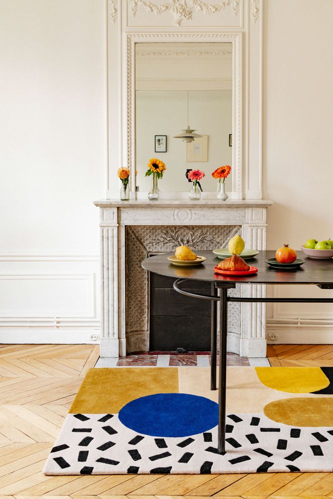 Design carpets - Housewarming party tufted wool rug - COLORTHERAPIS