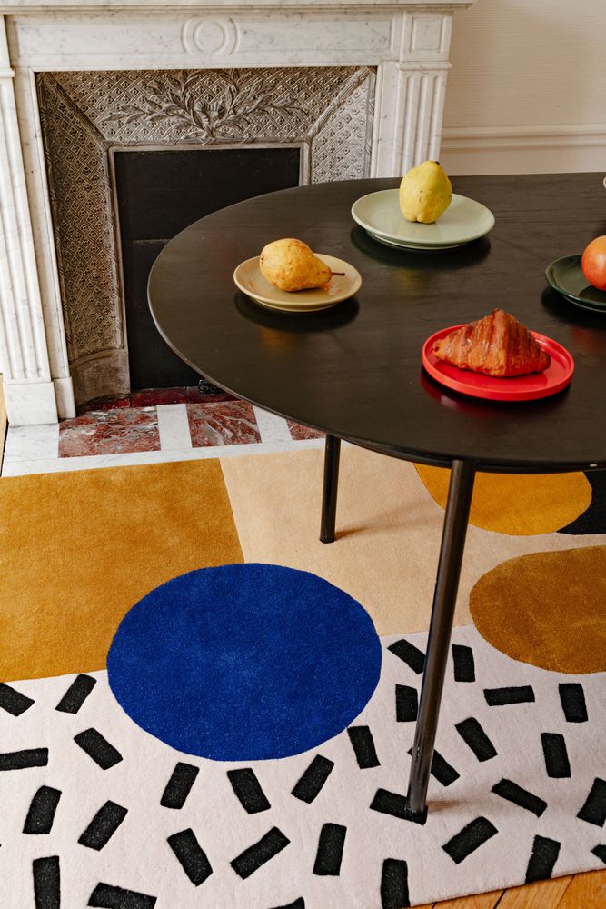 Design carpets - Housewarming party tufted wool rug - COLORTHERAPIS