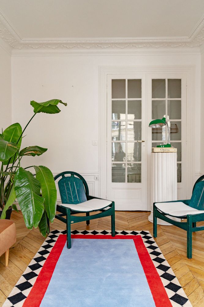 Tapis design - Tapis Swimming Pool en laine tuftée - COLORTHERAPIS