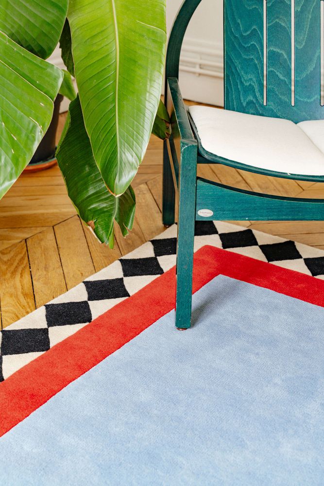 Tapis design - Tapis Swimming Pool en laine tuftée - COLORTHERAPIS