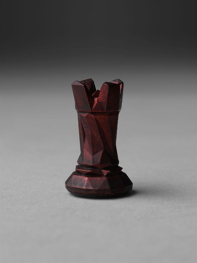 Cadeaux - Jeu d'échecs à facettes multiples en bronze coulé, 32 pièces - EAGLADOR
