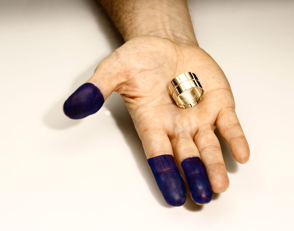 Bijoux - Bague pour hommes A15 My Skin 2 - VOMOVO-MEN´S JEWELRY