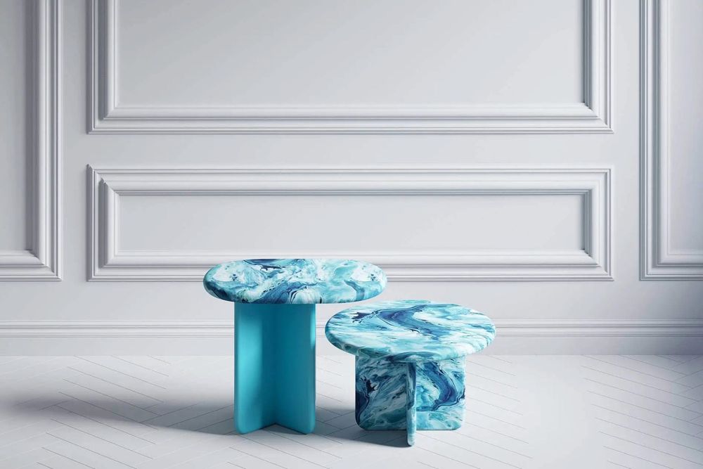 Tables for hotels - Coffee table SUMINAGASHI 02 - GALERIE SANA MOREAU