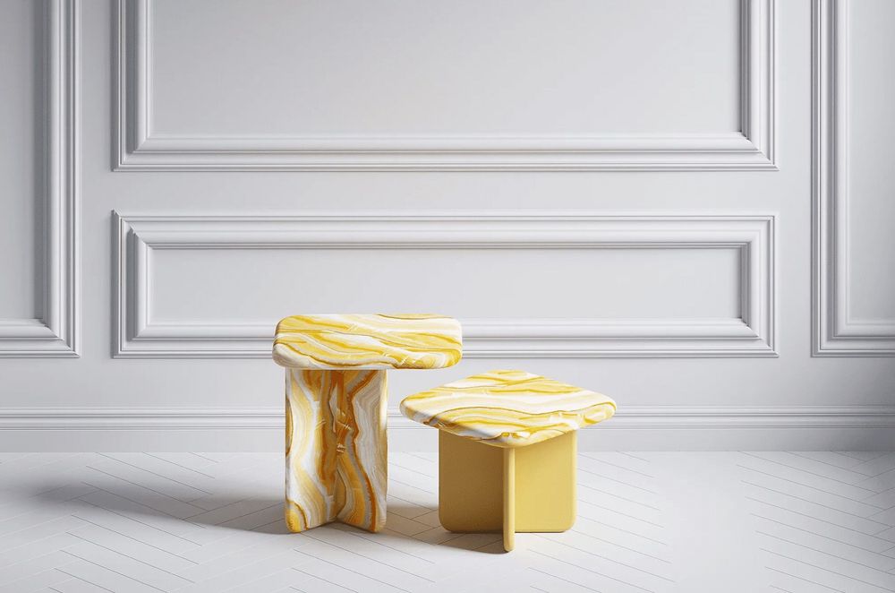 Tables for hotels - Coffee table SUMINAGASHI 02 - GALERIE SANA MOREAU