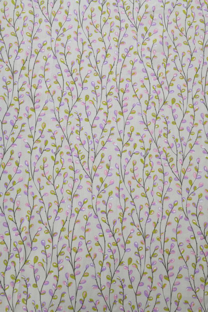 Linge de table textile - Nappe de table Purple Willow ronde ⌀ 210 cm - ROSEBERRY HOME