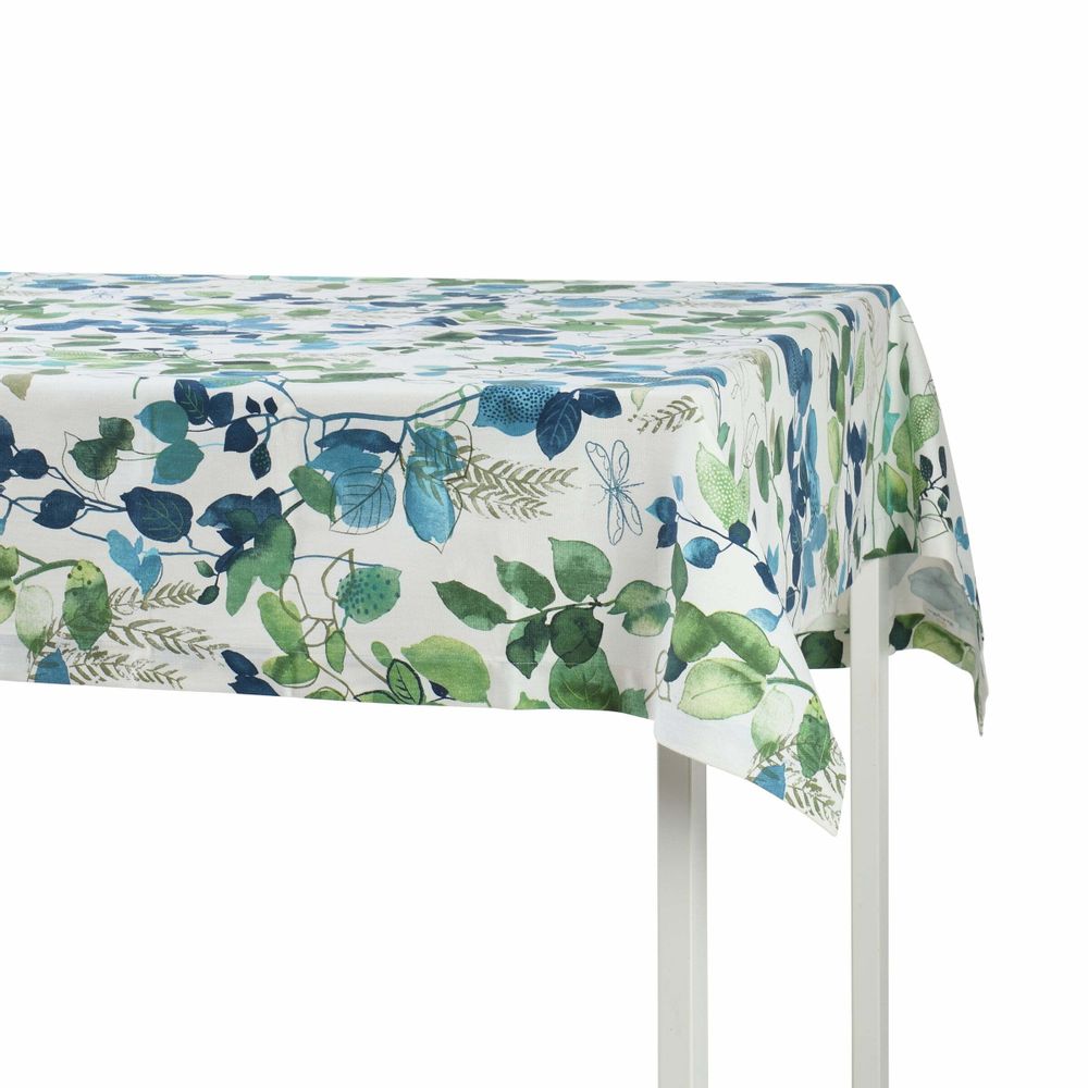 Table linen - Tablecloth Blue Sparrow - 130 cm x 250 cm - ROSEBERRY HOME