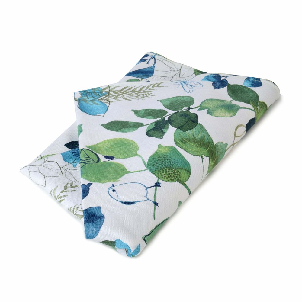 Table linen - Tablecloth Blue Sparrow round - ⌀ 210 cm - ROSEBERRY HOME