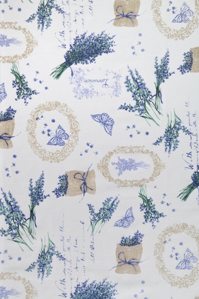 Table linen - Tablecloth Lavender - 130 cm x 250 cm - - ROSEBERRY HOME