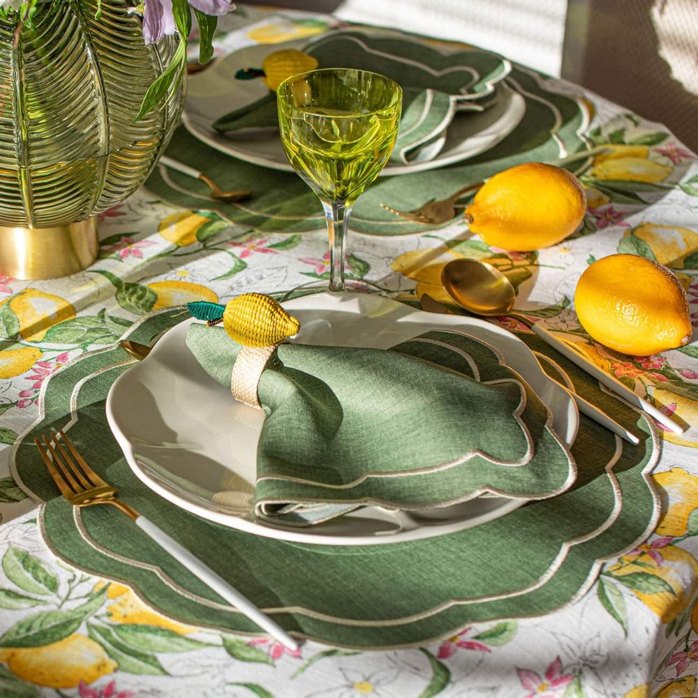 Table linen - Tablecloth Lemonade - 130 cm x 200 cm - ROSEBERRY HOME
